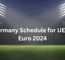 Germany Schedule for UEFA Euro 2024